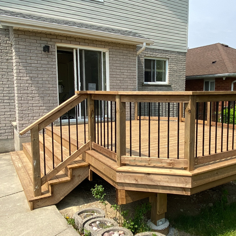 Cedar Deck With Tools