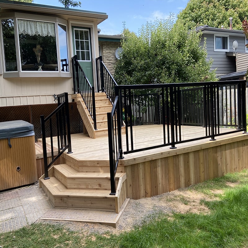 Metal Deck Railings