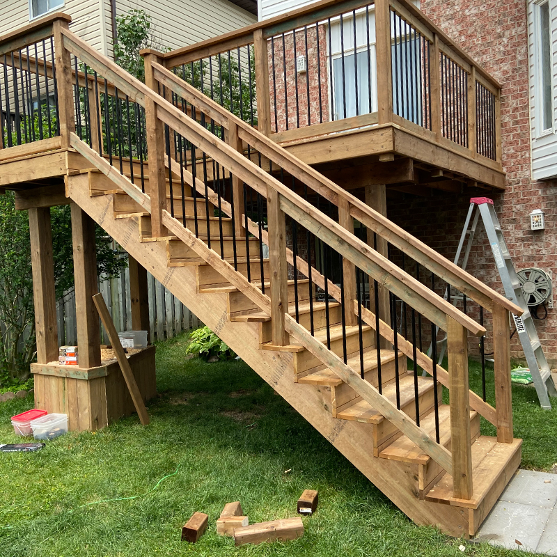 Upper Floor Deck Stairs