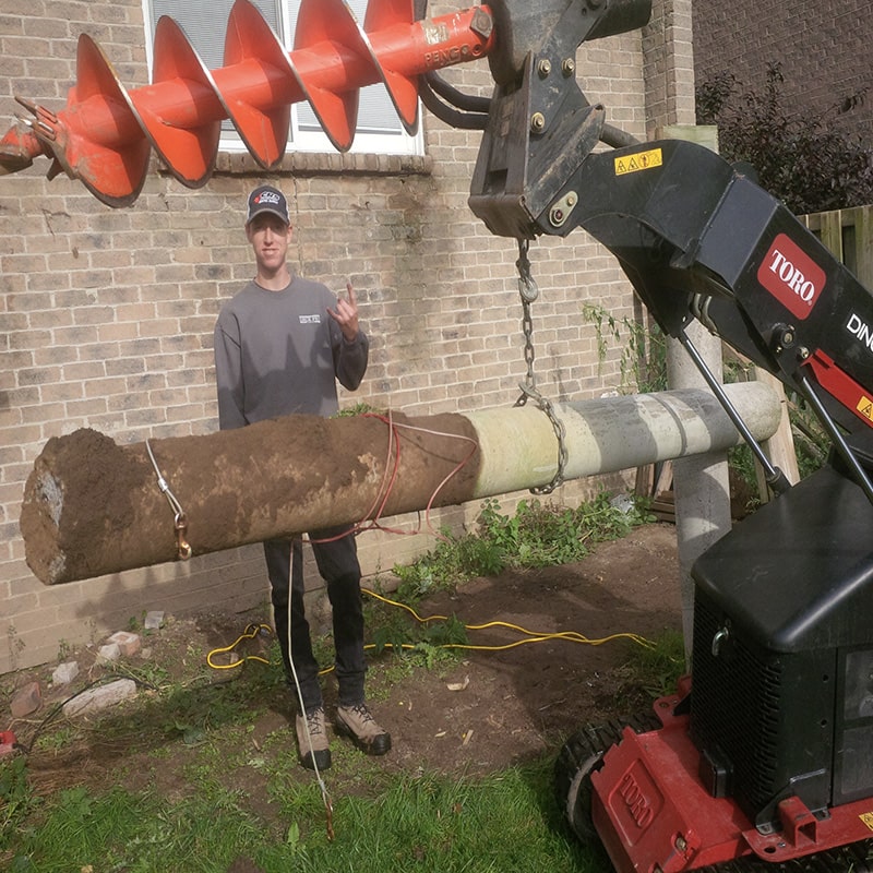 Install the Footings