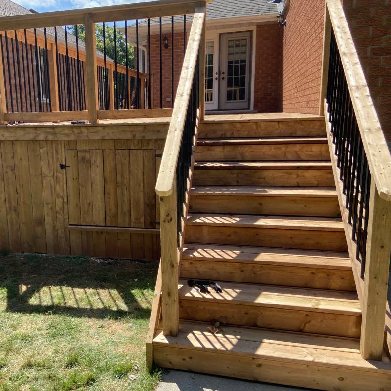 Sienna Deck with Sienna Pergola